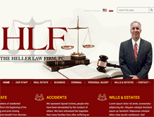 Tablet Screenshot of hellerlawpc.com